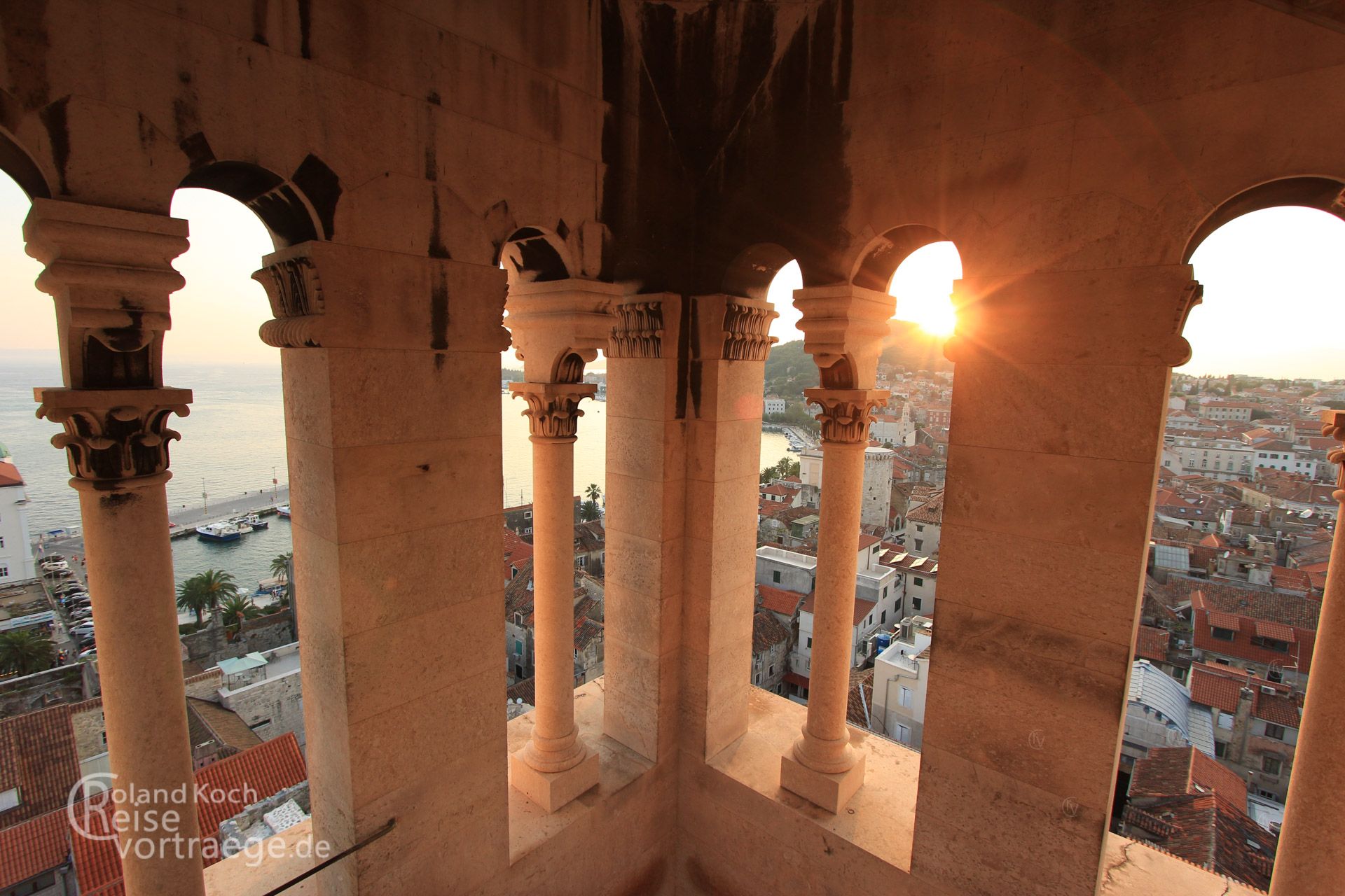 Belfry of the cathedral Sveti Durje in Split
